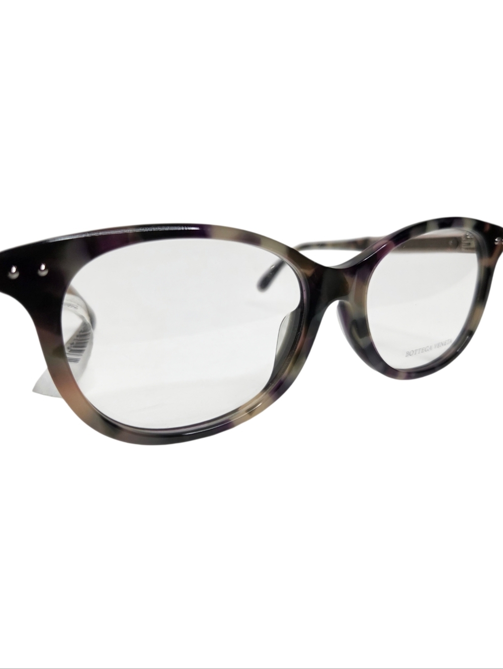 Bottega Veneta Tortoise Shell Round Optical EyeGlasses - Picture 6 of 15